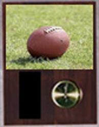 Image Football Plaque Clock V Series