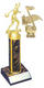 Round Single Post  Music and Band Trophy Award