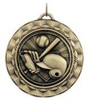 Spinning Baseball Medal