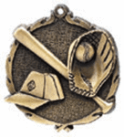 Premium Wreath Baseball Medals