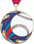 Color Baseball Medals