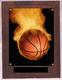 Image Basketball Plaque N Series on solid walnut