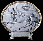 Men's Resin Pool Plaque Award
