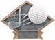 Resin Golf Plaque Award DPS16