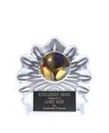 Acrylic Flame Ice Bowling Award