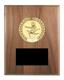 Gymnastic Plaque on Solid Walnut