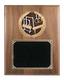 Gymnastic Plaque on Solid Walnut with Deluxe Engraving Plate
