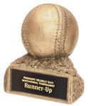 Gold Baseball Resin Trophy Statue HR25