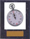 Track and Field Plaque Black Marble Finish N Series