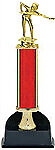Soccer Trophy, Single Post with Riser