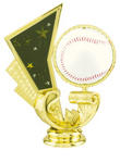 Spinning Baseball Trophy Figure