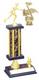 Band or Music Trophy with Square Column, Riser and Trim