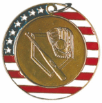 Patroitic Baseball Medal