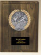 Solid Walnut Martial Arts Plaque