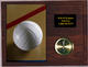 Solid Walnut Image Volleyball Clock Plaque H Style