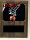 Image Basketball Plaque V series in solid walnut