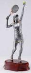 Resin Women Tennis Trophy Statue