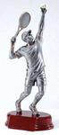 Resin Men Tennis Trophy Statue