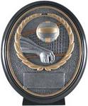 Volleyball Trophy the Standing Oval