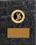 Black Marble Finish Women's Bodybuilding Plaque Award