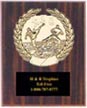 Cherry Finish Kickboxing Trophy Plaque Awards