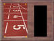 Cherry Finish Image Track and Field Plaque