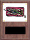 Cherry Finish Track Plaques