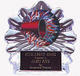 Acrylic Flame Ice Cheerleader Trophy
