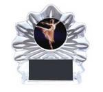 Acrylic Flame Ice Dance Award