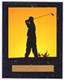 N Style Black Marble Finish Golf Plaque