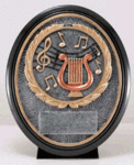 Music Trophy the Standing Oval