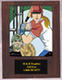 Solid Walnut Softball Plaque N Series