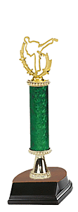 R1R-90875 Martial Arts Trophies from 10 to 18 inches Tall