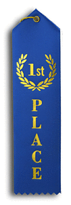 Pre-Printed Ribbons in Horse Show Colors will Ship Same or Next Day (pack of 25)