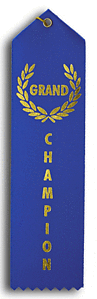 Pre-Printed  Ribbons in Horse Show Colors will Ship Same or Next Day (pack of 25)