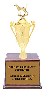 Hunting and Working Dog Cup Trophies 2813 Series