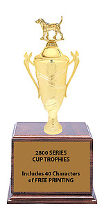 Beagle Cup Trophies 8 Size Options