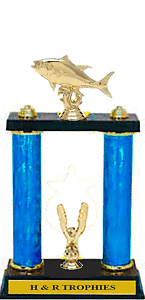 Tuna two post fishing trophy heights of 18-28 inches