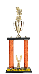 Jumping Bass Trophy heights of 24-36 inches