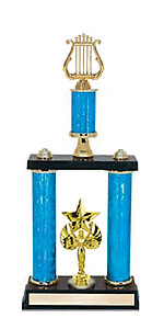 Music LYRE Trophies, 24 to 36 inches tall