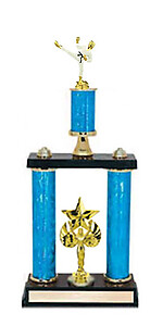 Full Color Martial Karate Trophies, 24 to 36 inches tall