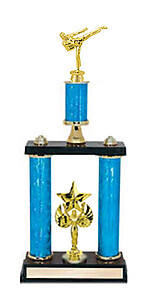 Martial Male Karate Trophies, 24 to 36 inches tall