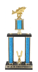 2PSRS Bass Tournament Trophy heights of 24-36 inches