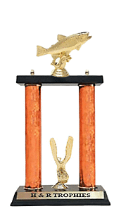 Trout two post fishing trophy heights of 18-28 inches