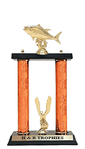 Tuna two post fishing trophy heights of 18-28 inches