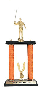 Surf Fishing two post fishing trophy heights of 18-28 inches