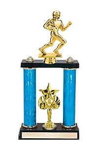 2P Series Running Back Football Trophies 18 to 26 inches