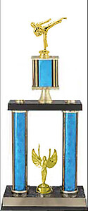 Martial Male Karate Trophies, 24 to 36 inches tall