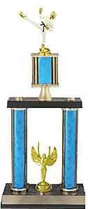 Full Color Martial Karate Trophies, 24 to 36 inches tall