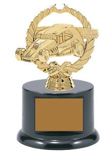 R08BF Dirt Car Trophies 